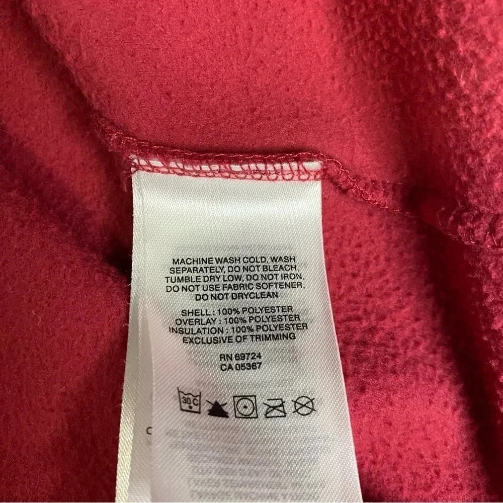 Columbia Medium Quilted Fleece 1/2 Zip Pullover Sweater Pink - Picture 5 of 9
